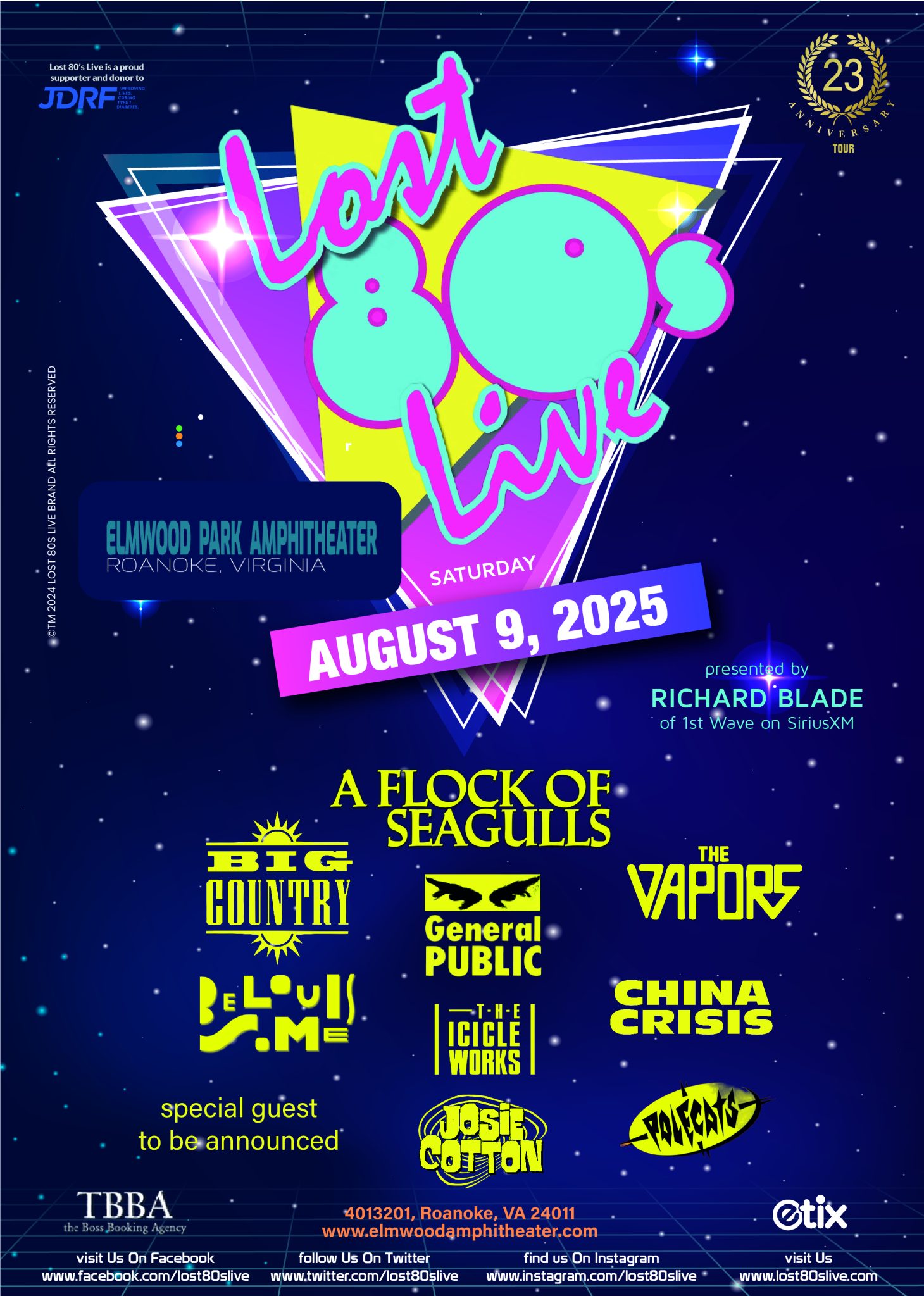 Elmwood Park Amphitheater Lost 80s Live!