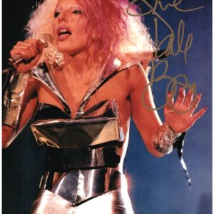 Dale Bozzio 8X10 COLOR PHOTO (Autographed #D)