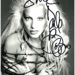 Dale Bozzio 8X10 B&W PHOTO (Autographed #H)