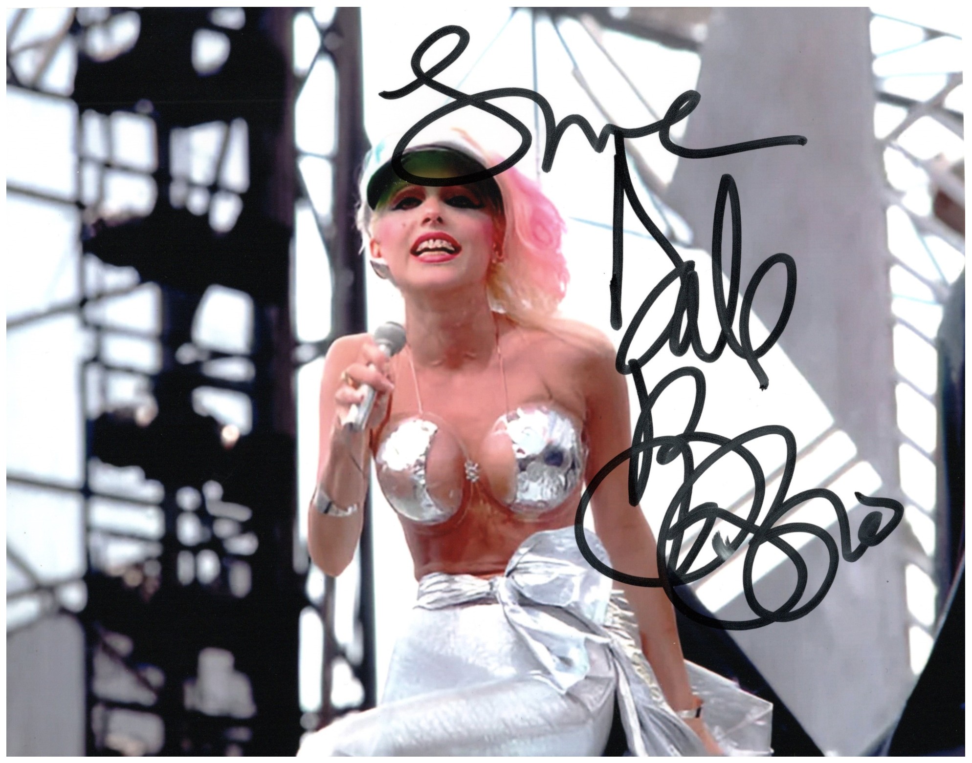 Dale Bozzio 8X10 Color PHOTO (Autographed #I)